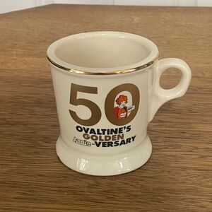 Vintage Annie Ovaltine 50th Anniversary Mug Little Orphan Annie